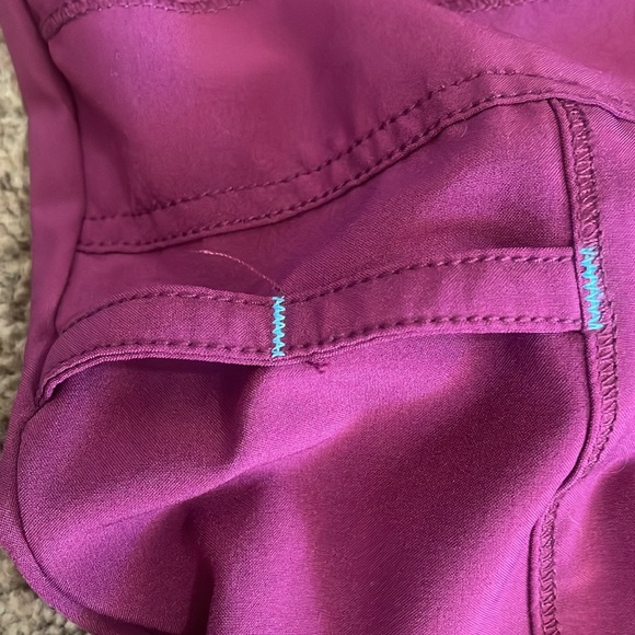 Ladies Scrubstar Premium Performance wine scrubwear. Style # SSL09841T Sz XS - Picture 11 of 15